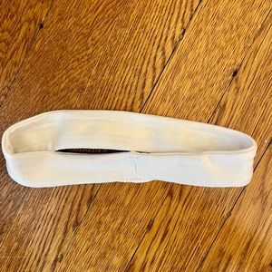 COPY - Lululemon white grippy headband